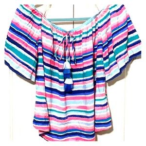 Lilly Pulitzer strapless top